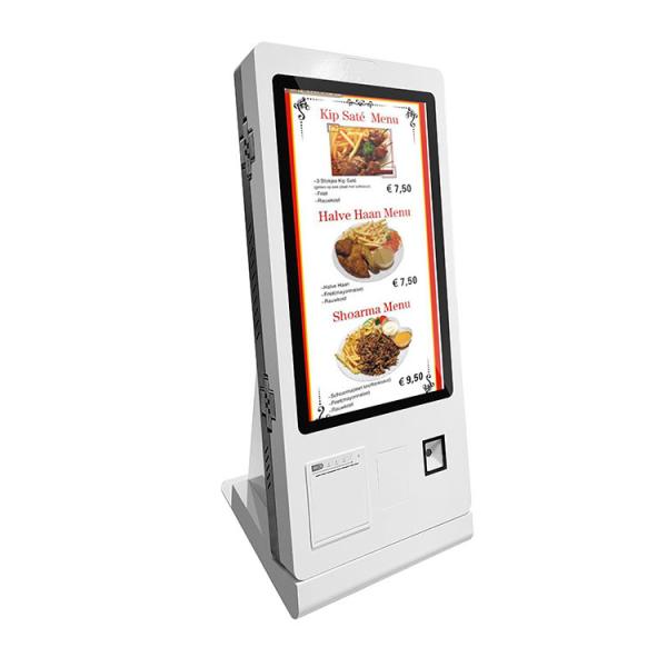 Cheap Restaurant 24 Inch Self Service Ordering Kiosk Online Payment for sale