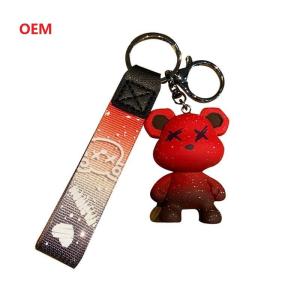 3d Character Keychain Custom Keychain With Metal Key Ring