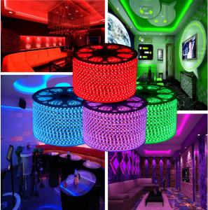 Best 1500lm SMD5050 AC LED Light Strip 220V 240V 110V 230V 6W/M Waterproof LED Tape wholesale