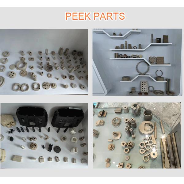 Self lubricating low-noise Peek bearings