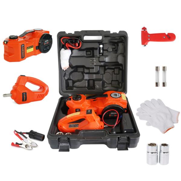 Cheap 3 Ton Heavy Duty Electric Hydraulic Jack Kit 4 in 1 Car Lift for sale