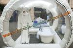 6m Transparent Inflatable Bubble Tent / Inflatable Room Fire Proof