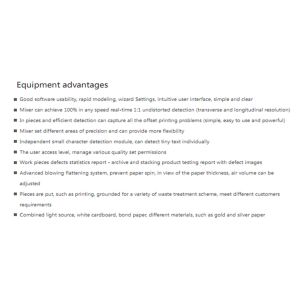 Heavy Duty Machine Vision Inspection Systems , Inline Print Inspection System