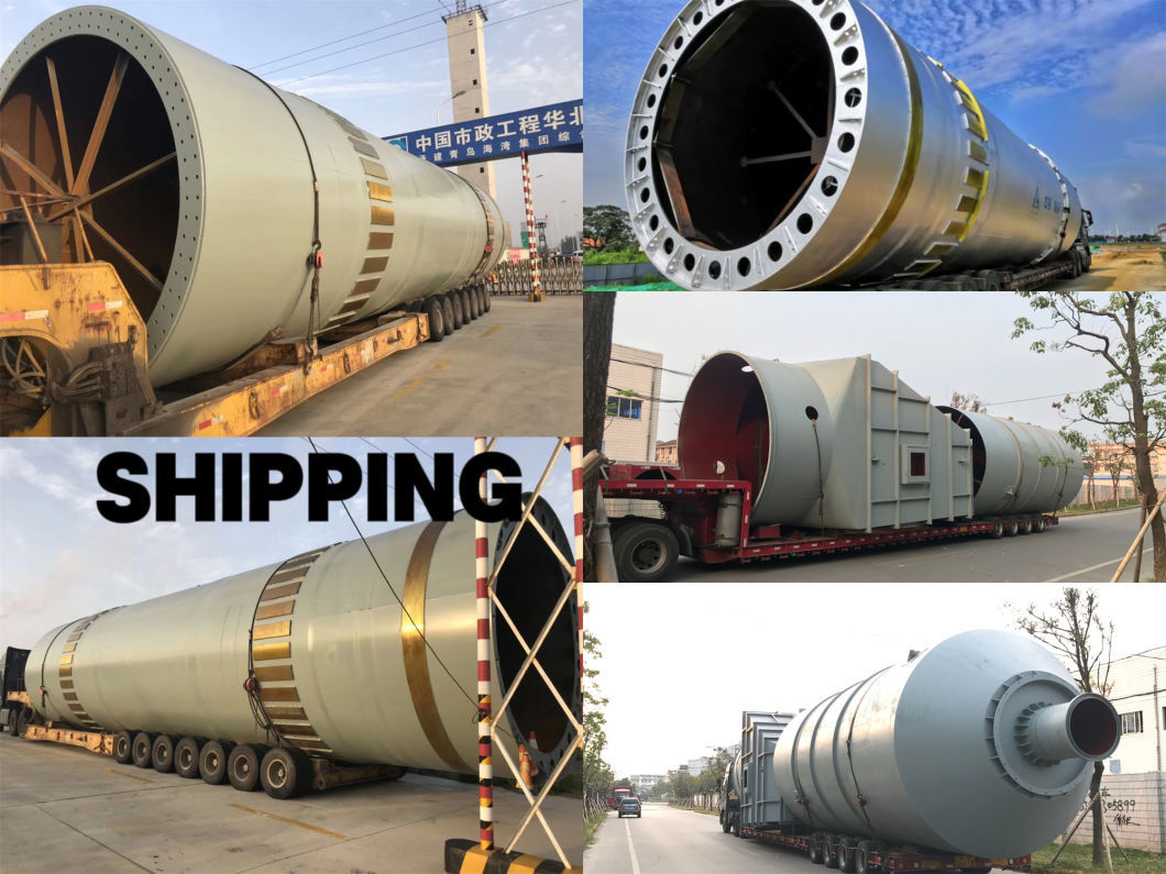 Export Medical Waste Incineration Customized Rotary Kiln Incinerator Project Factory Price