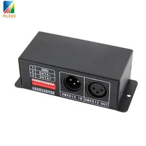 China DMX To SPI DMX 512 LED Controller Decoder For TM1809 WS2812b on sale