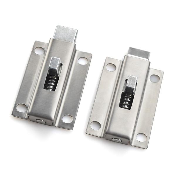 Cheap A3 Steel Zinc Alloy Spring Latch Lock , Carbon Steel Galvanized Spring Loaded Slide Bolt Latch for sale