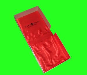 Best Cardboard Box Packaging , Logo Printed Cardboard Box Packaging With Silk Inlay wholesale