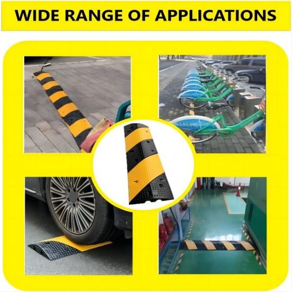 27lbs 10kgs Heavy Duty Rubber Speed Hump Cable Protector Hump