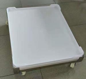 Best Light Weight Plastic Cooler Tray Food Grade Stackable Flat Bottom 762*600*55mm wholesale