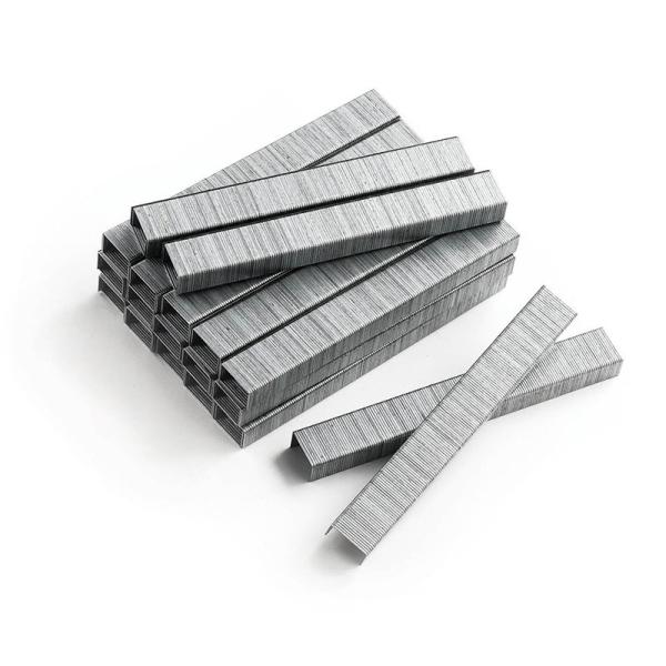 Cheap 8mm Heavy Duty Staples 20GA 3/8 in Crown Leg T50 Galvanized Staples For Roofing for sale