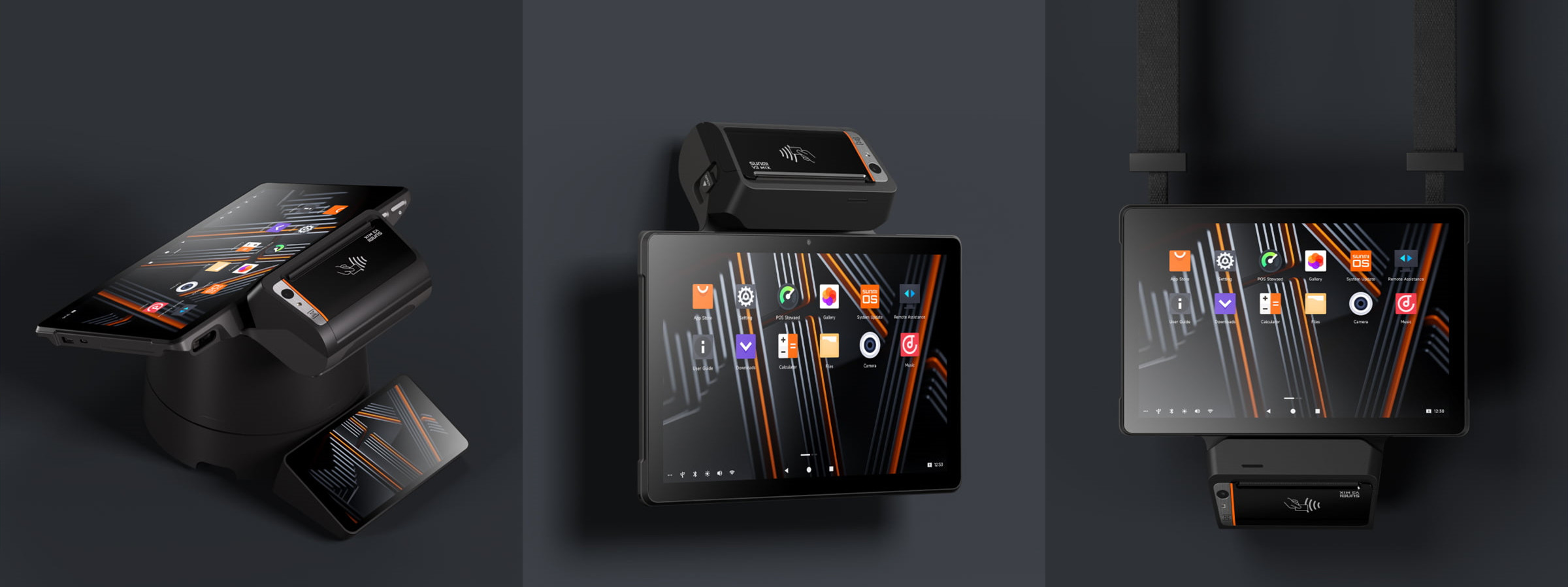Fast Print Speed Reach 70mm/s Mobile POS Supported Languages Spanish Front 2MP FF QR Payment 0.3MP FF Camera