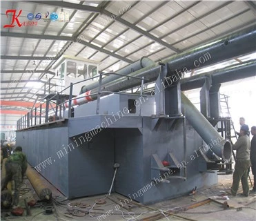 Diesel Engine Draft 1.3m Sand Dredger River Sand Mining machine