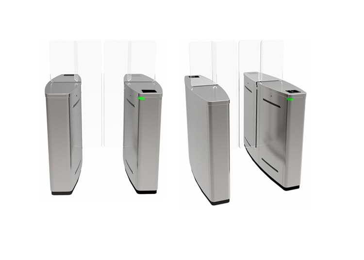 SS304 550mm Width 40person/Min Double Wing Turnstiles