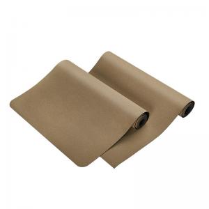 Best Yoga Mat, Cork material, Non-Slip Yoga mat, Natural Wood color, Thermal transfer printing, Natural rubber base wholesale