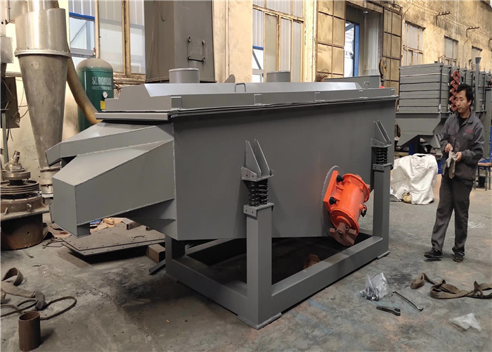 Quick Lime Powder Linear Vibrating Screen Machine Rectangular Separator