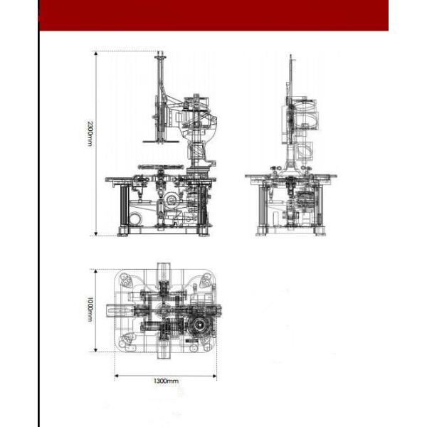 Semi Automatic Box Forming Machine Resin Sand Casting Process Low Noise