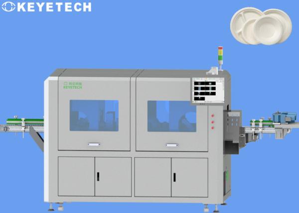 Cheap Paper Round Plate Visual Inspection System Surface Defects Detector for sale