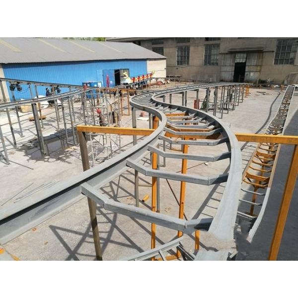 Space Train Design Kiddie Roller Coaster Customized Capacity For Children / Adults