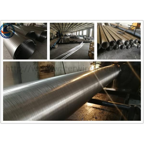 2x3mm Slot 1.5mm Wedge Wire Screen Pipe For Filter