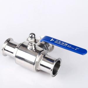 Best Sanitary Stainless Steel 304 316 316L Tri Clamp 3-Way Sanitary Ball Valve Type T Type L wholesale
