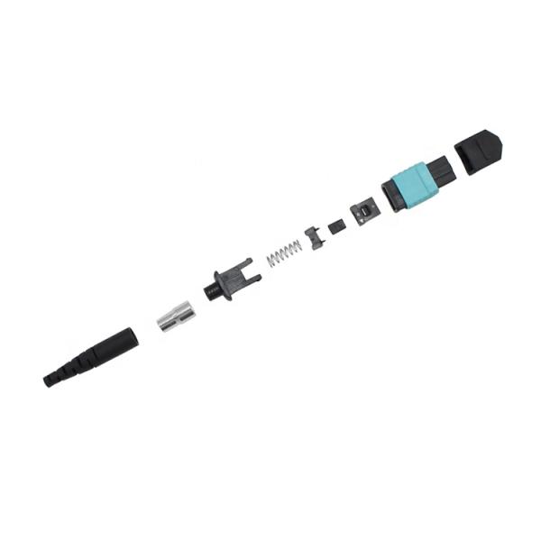 MPO Mtp Fiber Connector Molded MT Ferrule For FTTX Networking Cabling