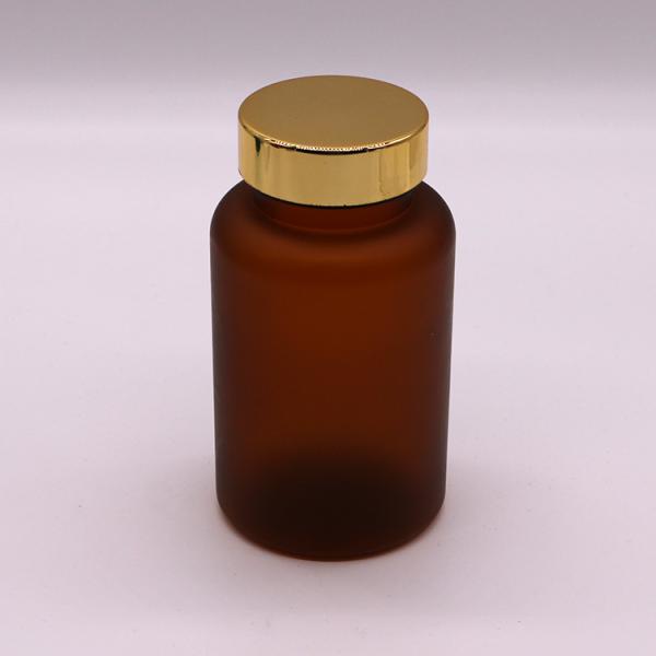 250ML PET Medical Plastic Bottle with Matte/Frosted Finish and Various Color Options