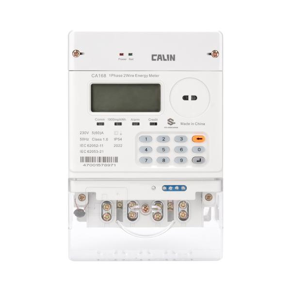 Cheap IEC Standards Smart Electric Meter Remote Control Single Phase Watt Hour Meter for sale