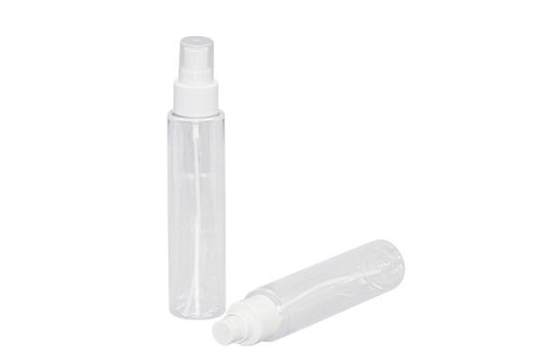 Cheap Custom Fine Mist 100ml Cosmetic Spray Bottle PET Makeup Setting Packaging Container for sale