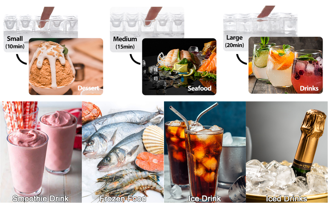 55kg Automatic Ice Block Machine Making Ice Cube Machine With English Language 200W Ice Maker Machine Commercial Home