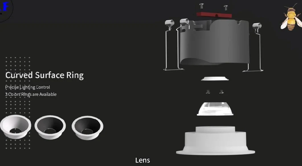 10W / 12W / 15W / 20W Recessed Light Spotlight Ceiling Mounted Down Light For Home Furnishing Corridor Public Areas