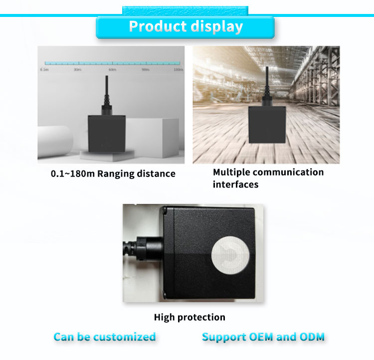 Highly Accurate UNIVO 100m UBJG-03 Protective Lidar Sensor for Traffic Flow Statistics