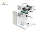High speed self adhesive label rotary slitting and rewinding machine