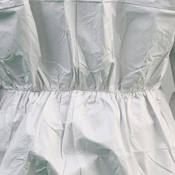 Waterproof Conjoined S-4XL Disposable PP Coverall / Disposable Medical Suit