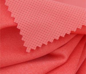 Best Running Apparel Interlock Knit Fabric Honeycomb Mesh Moisture Absorption wholesale