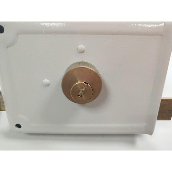 Round Surface Mounted Rim Lock Eye - Catching Design Polished Brass