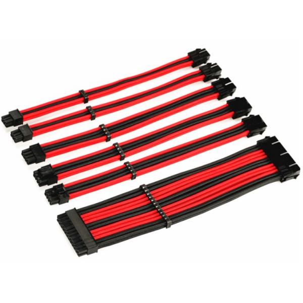 A complete set of ATX Motherboard Power extension Cable 18AWG 30CM Computer Cable