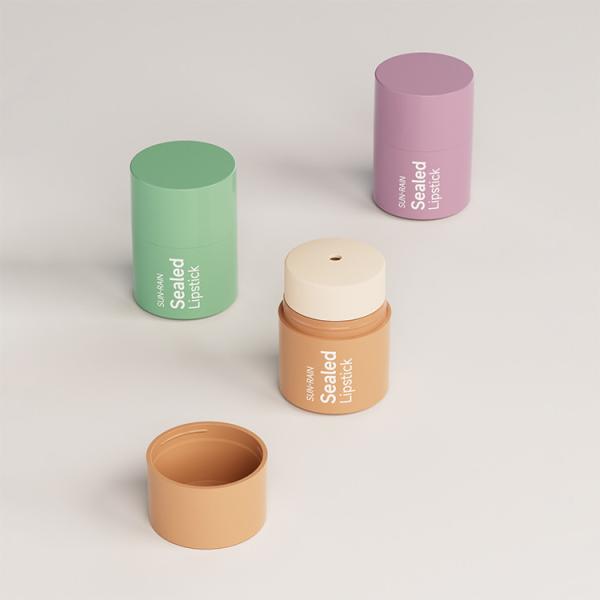 Cheap Customized 15g Rotate Lip Gloss Lip Mask Lip Plastic Blush Stick Solid Balm Deodorant Tube Makeup Container Pp Sealed Lipstick Bottle for sale