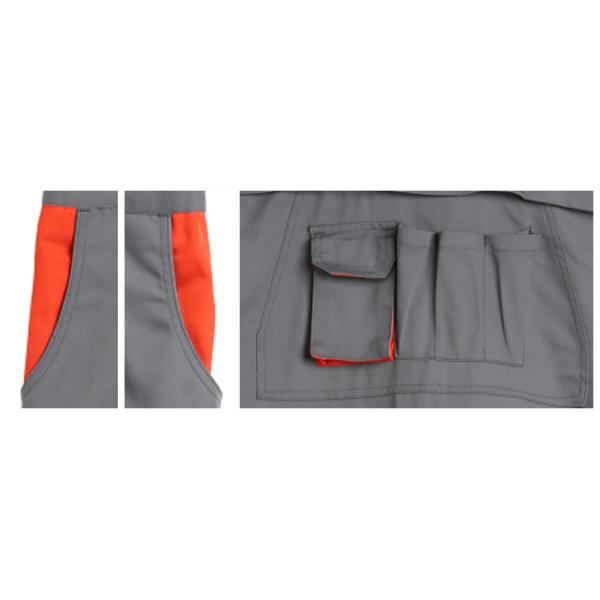 2450 GSM Adjustable Strap Three Dimensional Pocket Work Bib Overalls