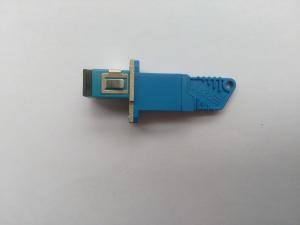 Best E2000/UPC To SC/UPC Hybrid Fiber Optic Adapters Single Model Simplex Blue For Data Communication Network wholesale