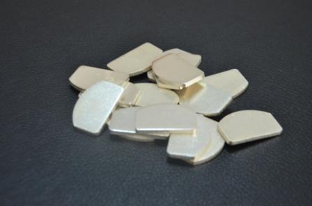 AgSnO2 Internal Oxidized Electrical Contact Points For Medium / High Voltage Switch