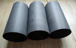 Best 153mmOD*150mm ID*300 mm length milled  sanded carbon fibre tubes for motor light lamp tail pipes wholesale