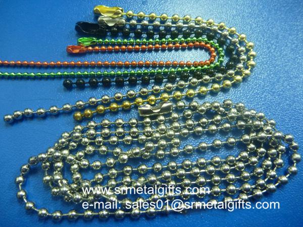 anodized bead chains with coupling