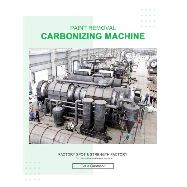 Multifunctional Continuous Carbonization Machine for UBC Aluminum Cans Paint Removal