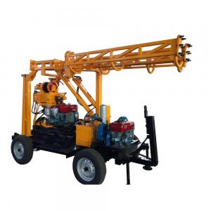 China XY-1/XY-1A/GL200/GL250/GL300 four Wheel Trailer water well Drill Rig on sale