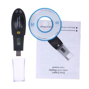 Temperature Humidity Data Logger USB Interface LCD Hygrometer Thermometer