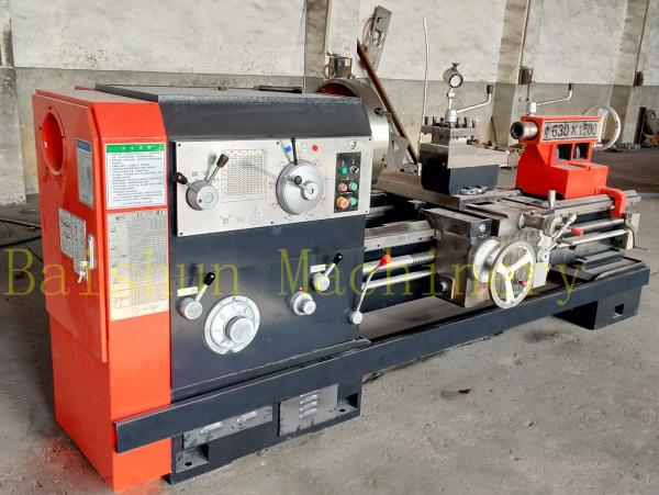 Cheap CW6163 Horizontal Engine Lathe Machine / Reliable Large Manual Lathe Machine for sale