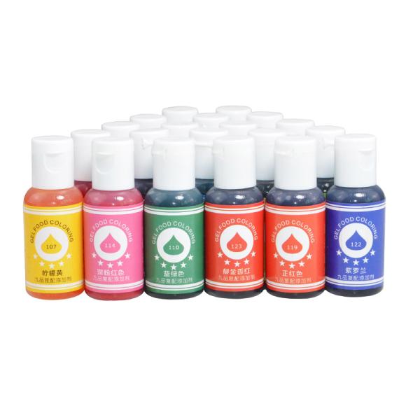 Cheap Rainbow Cakes Decoration Gel Food Colouring Set Various Color Optional for sale