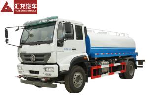 Flexible Sprinkling Water Tank Truck , Commercial Water Truck Wide Sprinkling Area