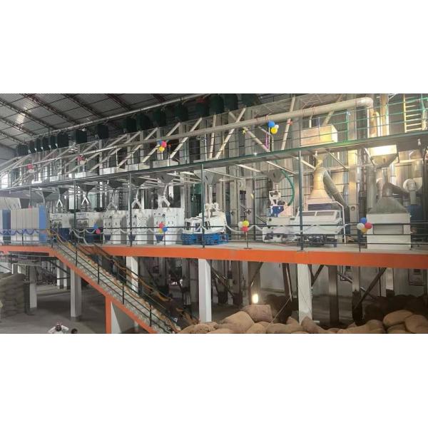Fully Automatic Rice Milling Machines 15-25 Ton Per Day Customized Available