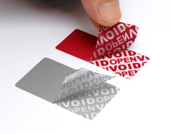 Cheap Variable Data Printing Tamper Proof Security Labels Hi - Tech Nanometer Technology for sale